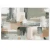 Penseelstreken - Abstract - Aardetinten Deurmat klein -zkaufland3d