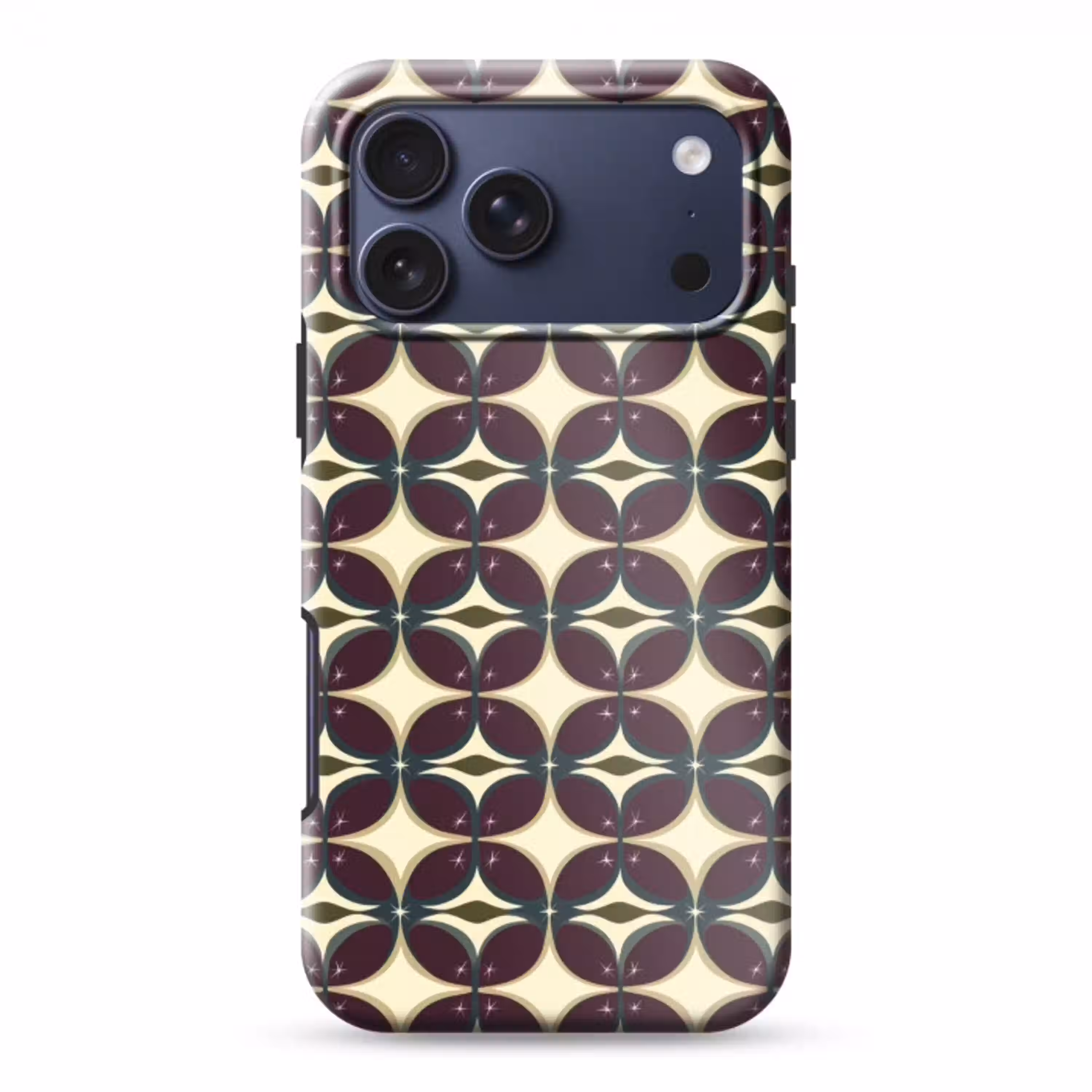 Cirkel - Retro - Kleurrijk Toughcase MagSafe Apple iPhone 17 Pro Max klein 1019 -3d