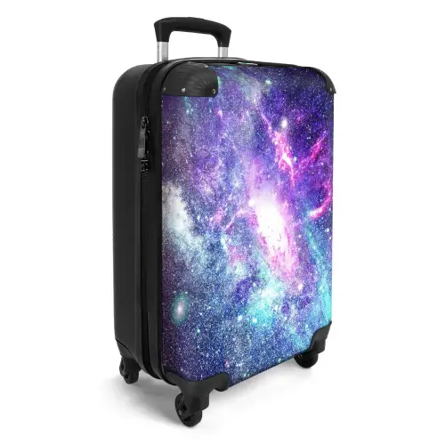 Kosmische kleurexplosie Koffer - NBS - Handbagage middel -productfoto_3d