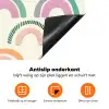 Regenboog - Pastel - Patroon Inductie beschermer vinyl 3mm klein -zzzzzzz-td-onderkant