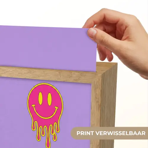 Smiley - Drip - Neon Light Box met kabel (Kinderlampje) klein -USP_websiteprintNL