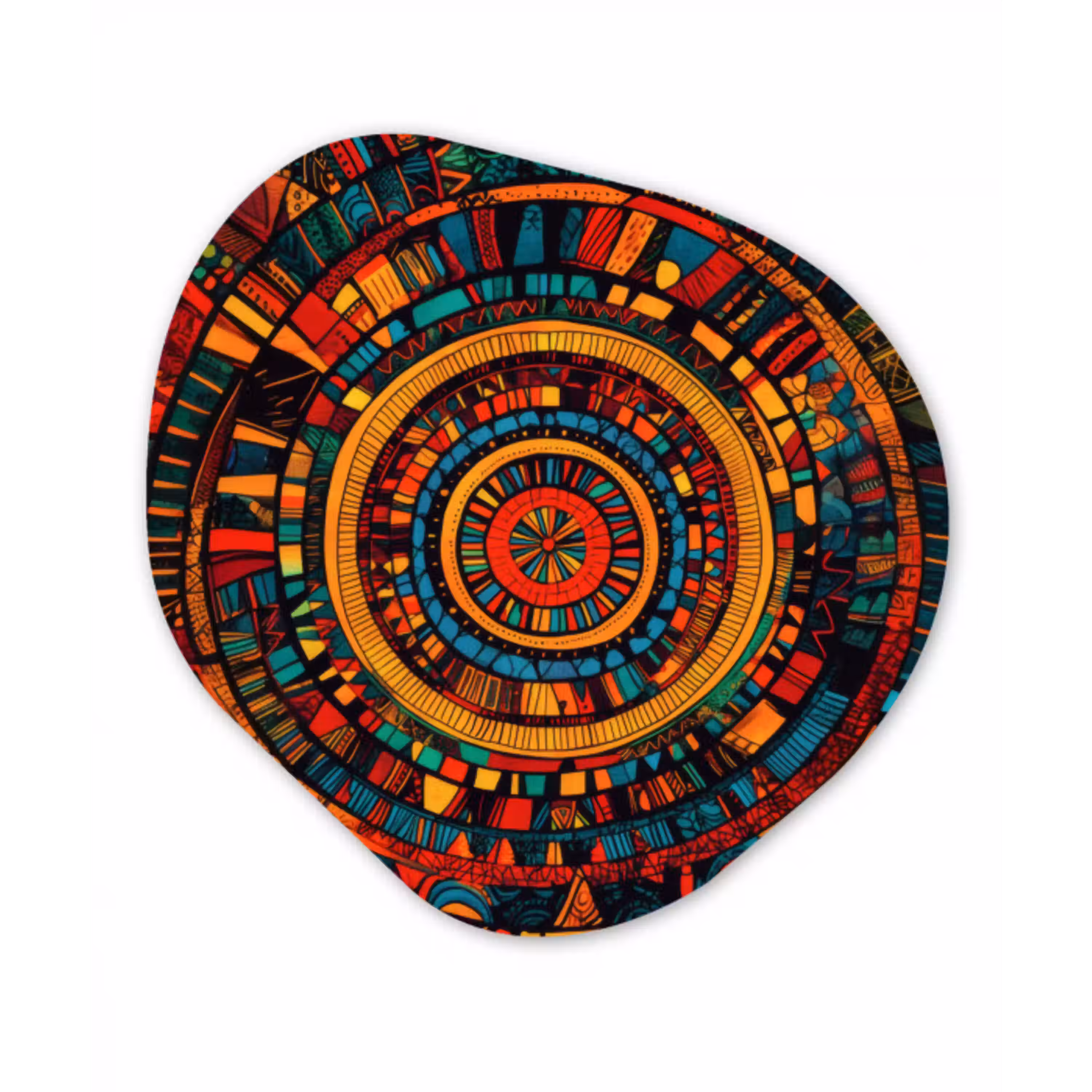 Mandala - Cirkels - Patronen Wandcirkel Organisch Plexiglas middel -3d