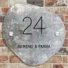 Beton - Klassiek Naambord Organisch middel -sfeer10