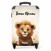 Ludo leeuw NBS - Handbagage koffer - Kinderen Unisex middel -productfoto_recht