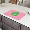 Blad - Groen - Illustratie - Minimalistisch Inductie beschermer vinyl 3mm klein -sfeer8
