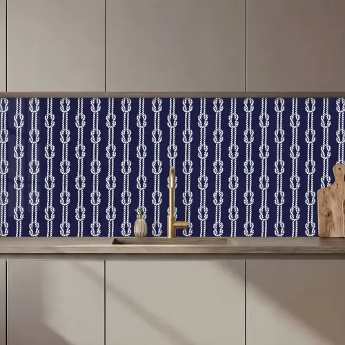 Oceaan - Touw - Blauw - Wit keuken achterwand 2 middel 871 zz_3dshopping