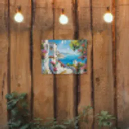 Landschap - Bloemen - Natuur - Zomer tuinposter los doek klein -sfeer1