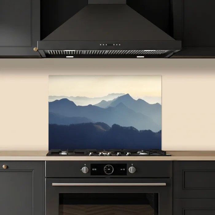 Landschap - Bergen - Groen - Natuur keuken achterwand spatscherm klein -sfeer1