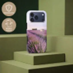 Lavendel - Landschap - Sereen - Paars Toughcase MagSafe Apple iPhone 17 Pro Max klein -USP_PrintM_NL