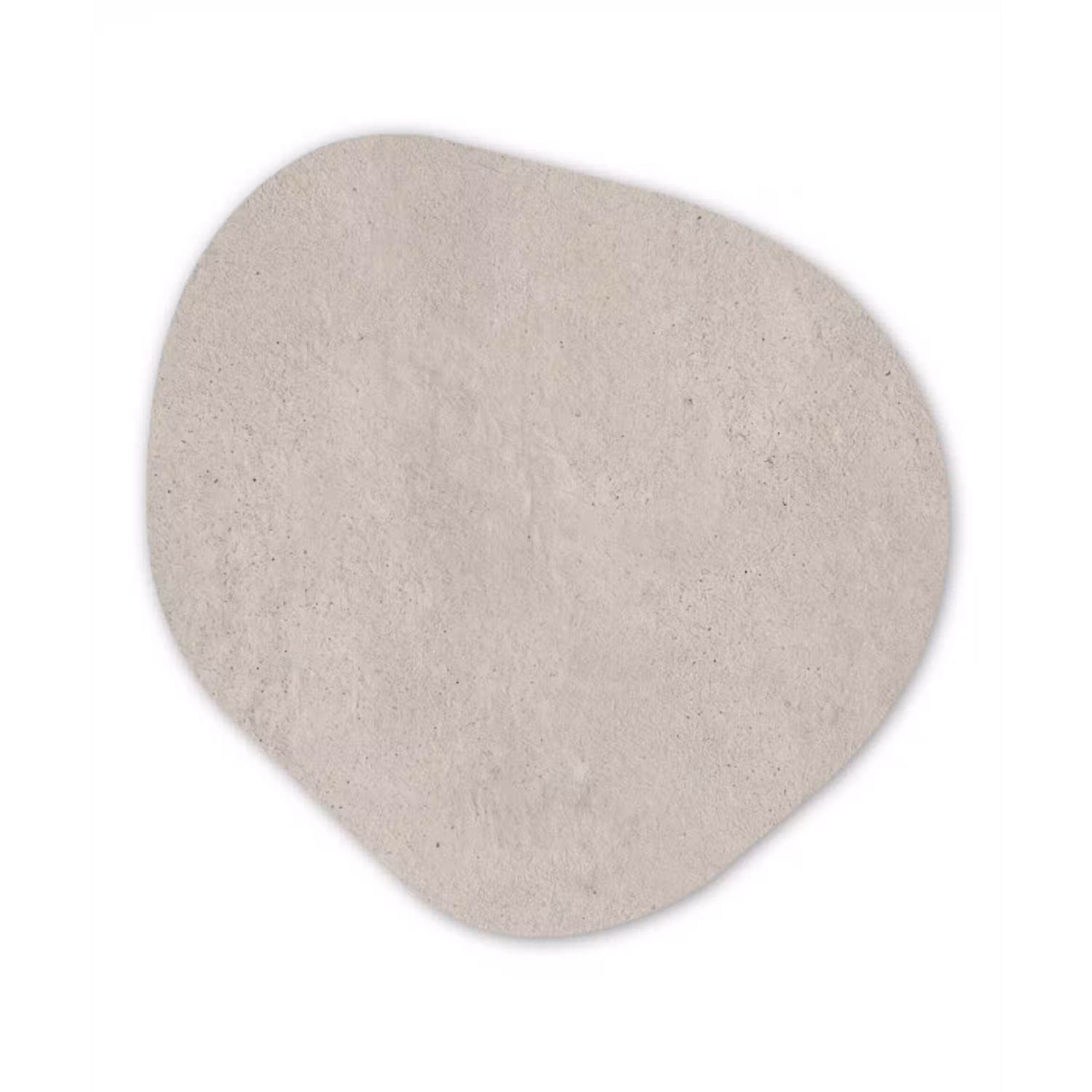 Textuur - Effen - Abstract - Beige Wandcirkel Organisch Forex 3mm klein -3d