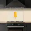 Oranje - Stokje - Waterijsje keuken achterwand spatscherm klein -sfeer1