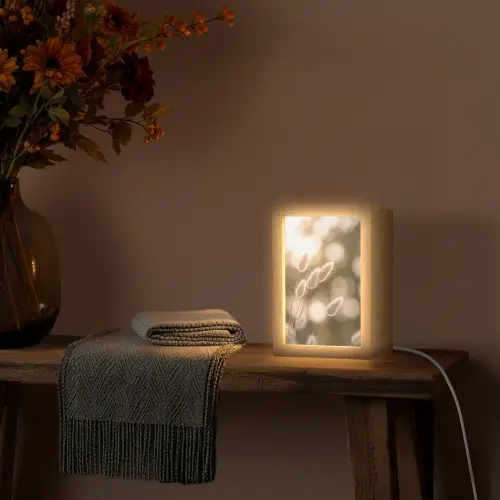 Hazestaartgras - Wit - Zonlicht Light Box met kabel (Tafellamp) klein -sfeer4