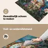 Libelle - Mozaïek - Bloemen - Kleurrijk Inductie beschemer met haakjes klein -ky-schoon-nl