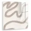 Abstract - Moderne kunst - Beige plexiglas 5mm klein -zzzproduct_nieuw