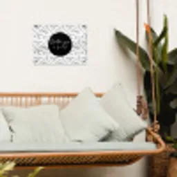 Buiten zijn is zo fijn - Tekst - Tuin - Quotes tuinposter los doek klein -sfeer7