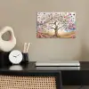 Levensboom - Goud - Kleurrijk - Abstract - Aesthetic poster papier klein -sfeer1