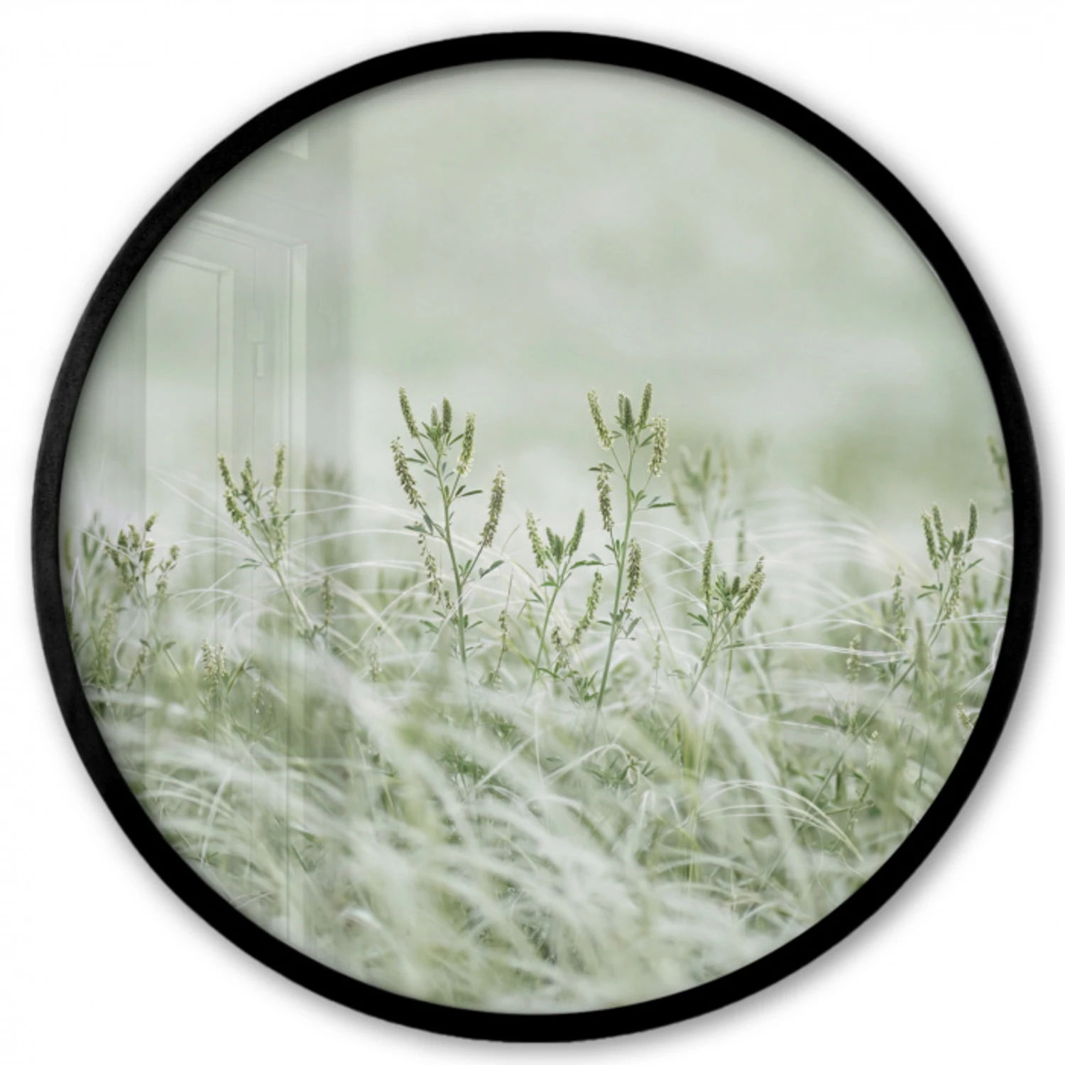 Grassen - Minimalistisch - Groen Fotolijst rond zonder passe partout klein -3d