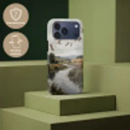 Eenden - Rivier - Landschap - Vlucht - Nostalgisch Toughcase MagSafe Apple iPhone 17 Pro Max klein -USP_PrintM_NL