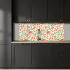 Patroon - Kersen - Wit keuken achterwand 2 middel 871 -sfeer1