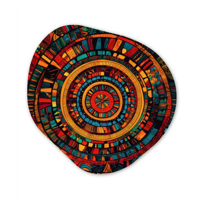 Mandala - Cirkels - Patronen Wandcirkel Organisch Forex 3mm klein -3d