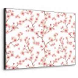 Kersenbloesem - Takken - Roze Textielframe zwart klein 947 -3d