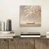 Bloesems - Wit - Boot - Minimalistisch aluminium wit klein -sfeer1
