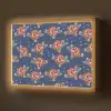 Disco - Blauw - Patroon Light Box met batterij (Wandlamp) middel 907 -z3d_website