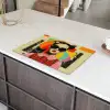Meisje - Zonnebril - Kat - Retro Inductie beschermer vinyl 3mm klein -sfeer8