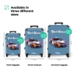 Pijlsnelle politieauto NBS - Handbagage koffer - Kinderen Unisex middel zzzzzzVergelijking_3EN