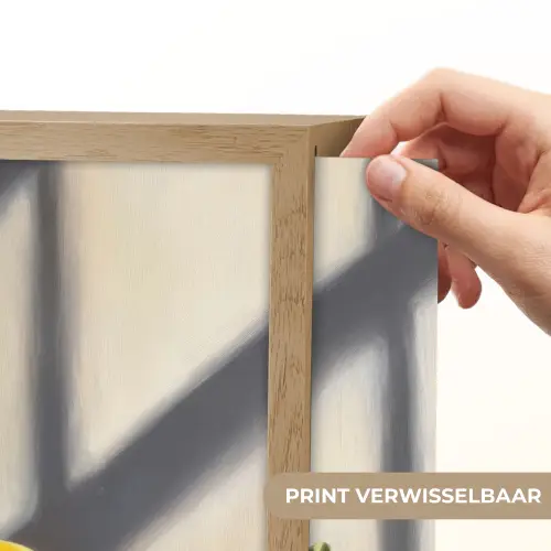 Citroenen - Stilleven - Geel Light Box met batterij (Wandlamp) middel -USP_websiteprintNL