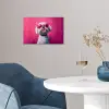 Pink - Hond - Bubbel poster papier klein -sfeer3