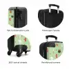 Keukenaccessoires en ingrediënten op lichtgroen NBS - Handbagage koffer - Kinderen Unisex middel zzzzzzzbolletjes_ENG