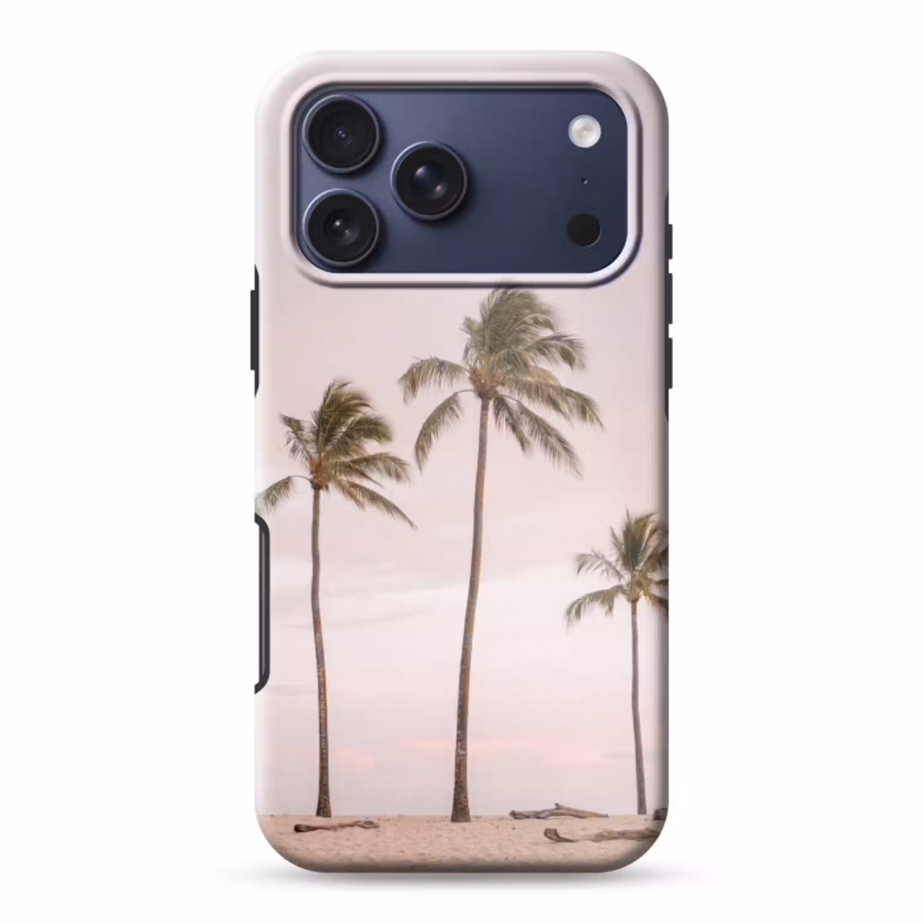 Palmbomen - Zonsondergang - Roze Toughcase MagSafe Apple iPhone 17 Pro Max klein -3d
