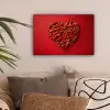 Pepers - Rood - Hart canvas 2cm klein -sfeer1