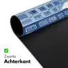 Aquarel - Grachtenpanden - Delfts - Blauw Muismat XXL klein -sfeer2