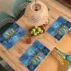 Skyline Toronto - Water - Stadslichten - Toren Placemat vinyl groot -zzsfeer5_Kitchenyeah-website