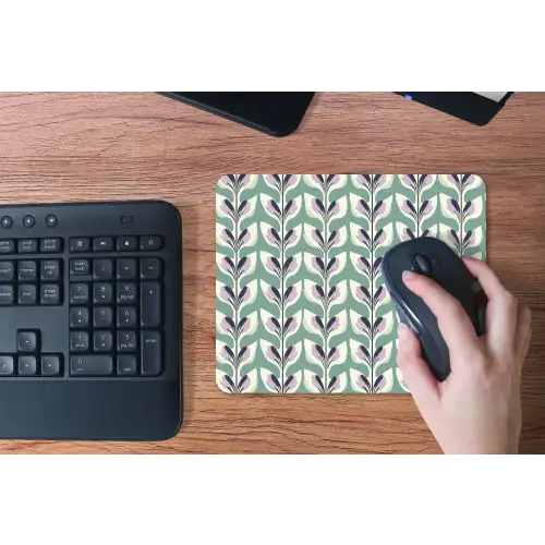 Retro - Modern - Groen muismat rubber klein 262 -toetsenbord