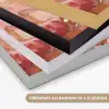 Bloemen - Kunst - Abstract - Verf Textielframe zwart klein -USP_kleurenNL