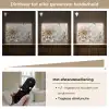 Bloemen - Wit - Natuur Light Box met batterij (Wandlamp) middel -USP_dimbaarNL