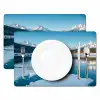 Landschap - Winter - Meer - Bergen - Uitzicht - IJs Placemat vinyl groot -zzsfeer2_Kitchenyeah-website
