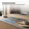 Skyline - Wolkenkrabbers - Water - Blauw Inductie beschermer vinyl 3mm klein -sfeer1