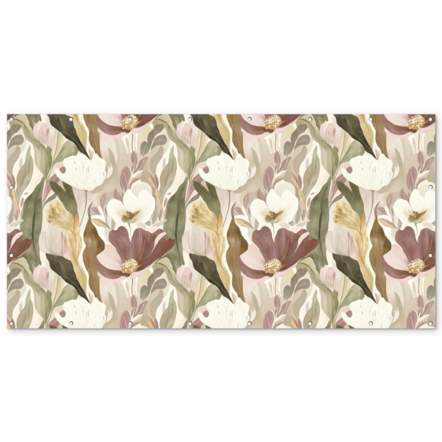 Bloemen - Aquarel - Kleurrijk Balkonbeschermer Duitsland klein 596 -zz_3d
