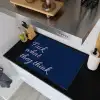 Fuck what they think - Blauw - Cursief Inductie beschemer met haakjes klein -sfeer1