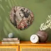 Kimono - Vrouw - kersenbomen Wandcirkel Organisch Forex 3mm klein -sfeer2