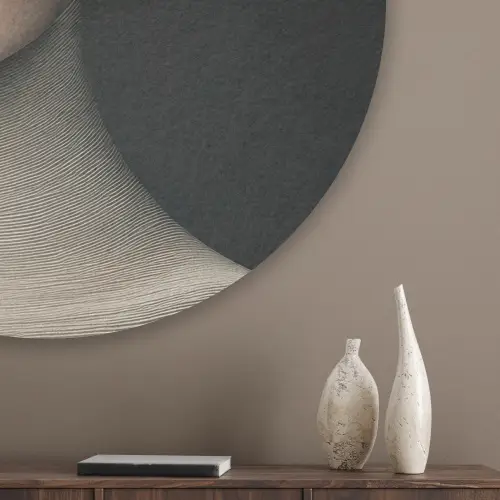 Vrouw - Golvende - Hoed Akoestische PET Vilt - Rond klein -sfeer5_closeup