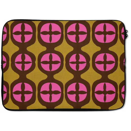 Modern - Patroon - Roze laptophoes neopreen klein 279 -zkaufland3dotto