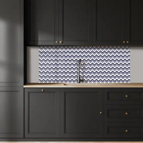 Oceaan - Golven - Blauw - Wit keuken achterwand 2 middel 871 -sfeer1