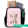 Olifant - Grijs - Baby - Slurf Rugzak - Zwart middel -inhoud_NL