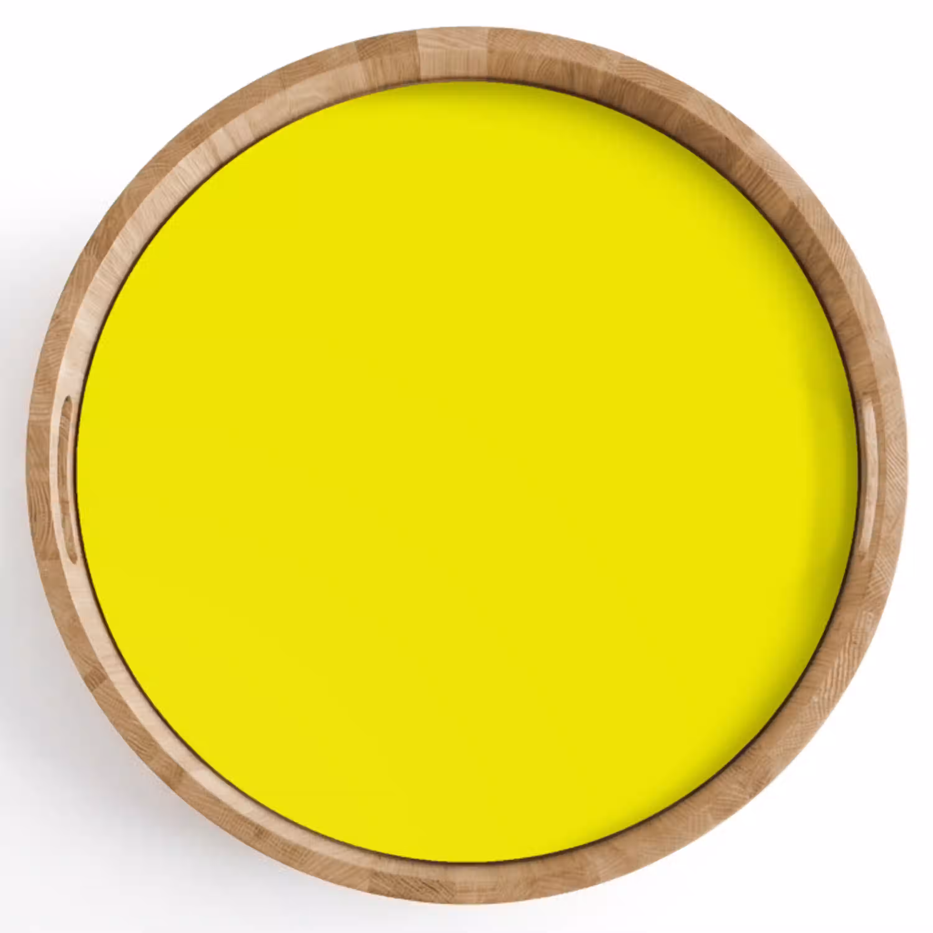 Bright - Canary - Geel Dienblad Rond middel 914 -z3d_shopping