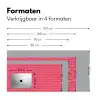 Organisch - Raster - Roze Muismat XXL klein 681 -sfeer5